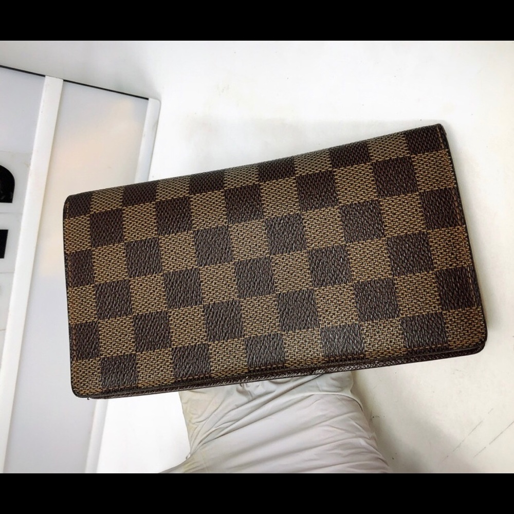 Louis Vuitton Bifold Damier Ebene Long Wallet